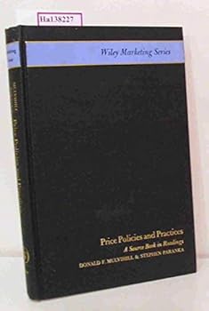 Price policies and practices;: A source book in readings (The Wiley marketing series)