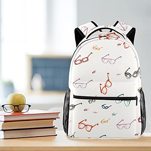 Sac à dos ordinateur portable grande capacité pour étudiant et adulte blanc