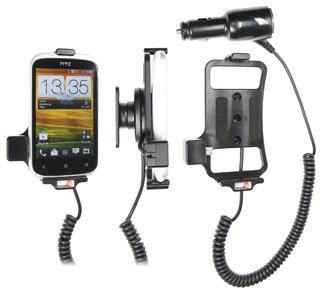 Brodit 512420 Support Voiture HTC Desire C avec Chargeur Allume Cigare avec Rotule orientable