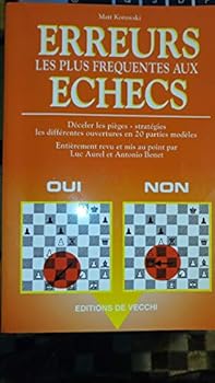 Paperback Erreurs les plus fréquentes aux échecs [French] Book