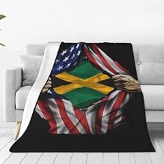 America and Jamaica Jamaican Flag Laniate