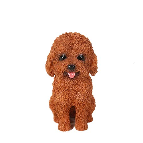 Chien résine Koliyn pour casser la monotonie du tableau de bord de votre voiture