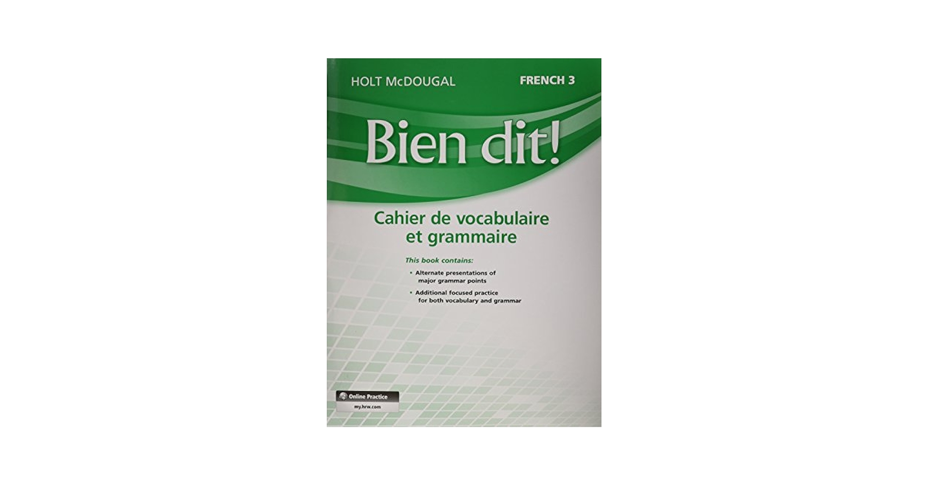 Amazon.com: Bien Dit!: Vocabulary and Grammar Workbook