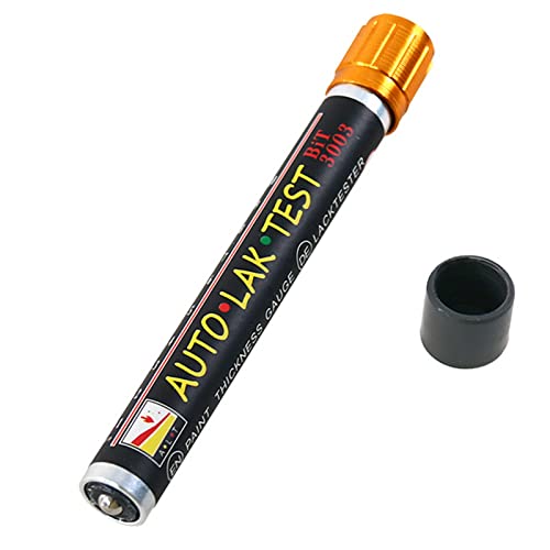 Denash Testeur D'épaisseur de Peinture, Stylo D'inspection de Peinture de Voiture, Jauge D'épaisseur de Revêtement avec Pointe Magnétique pour la Détection de Voiture D'occasion de