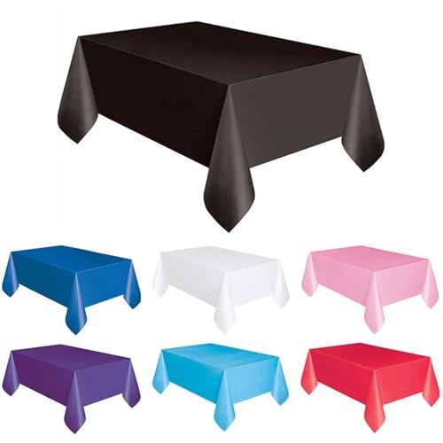 Nappe jetable bleu ciel imperméable pour protéger les tables d'anniversaire