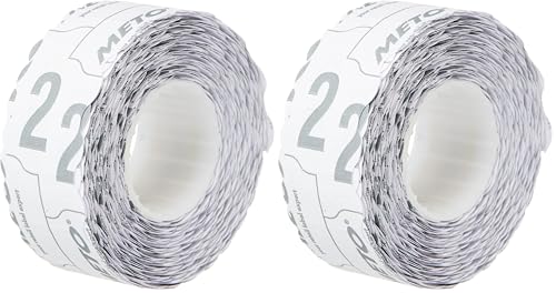 Étiquettes pour étiqueteuse Meto 22x12mm pour éviter le décollage des prix en rayon