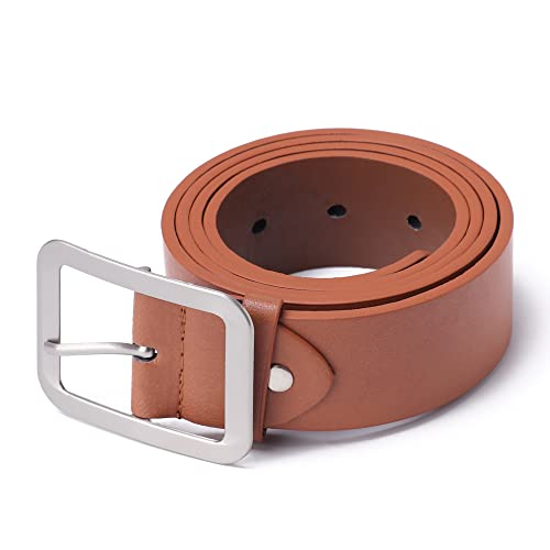 Waist Belts Casual Waistband Waist Strap Belts Luxury Square Pin Buckle Belt(white)2
