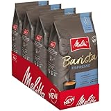 Melitta Barista Classic Espresso, Ganze Kaffee-Bohnen 4 x 1kg, ungemahlen, Kaffeebohnen für Kaffee-Vollautomat, kräftige Röstung, Stärke 5, im Tray