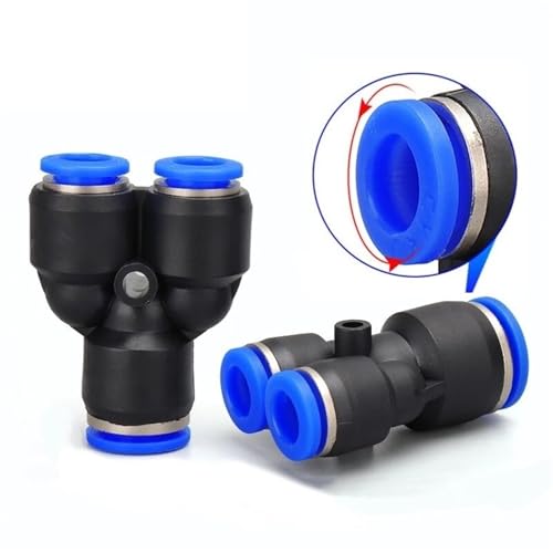 Conector neumático de plástico for aire y agua en formato PY-10 de 10 mm 3