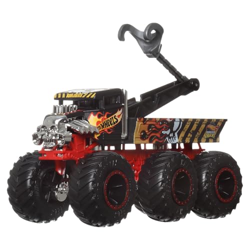 Hot Wheels Monster Trucks Big Rigs 1:64 Scale Die-Cast Toy Truck with 6 Wheels (Styles May Vary)