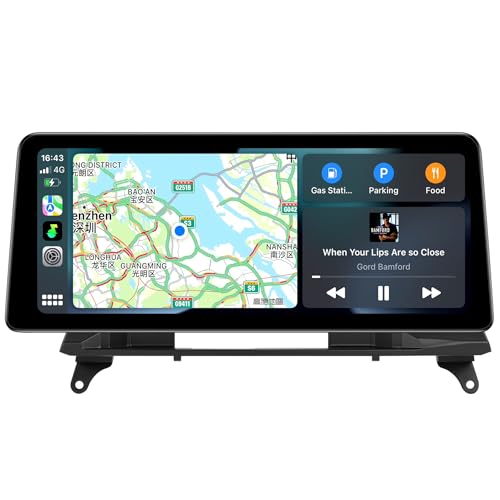 12.3-Inch Android Car Stereo for BMW X5 X6 E70 E71(2007-2010) with CCC System, Wireless CarPlay Android Auto Upgrade Factory Radio Bluetooth WiFi Touch Screen (CCC-12.3