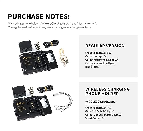 Support de navigation GPS RA1250 avec chargeur sans fil USB pour PA1250S 2021 2022 - 6