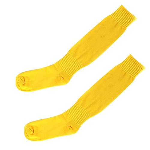sourcing map 1 Paar Herren Sport Hockey Rugby Baseball Basketball Fußball lange Socken Gelb Einheitsgröße sourcing map 1 Paar Herren Sport Hockey Rugby Baseball Basketball Fußball lange Socken Gelb Einheitsgröße