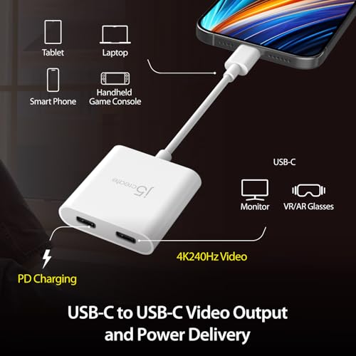 Adaptador USB-C j5create AR Glasses video y carga miniatura 2