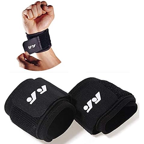 Ovyuzhen Wrist Compression Strap and Support Wrist Brace Sport Unisex One Size Adjustable for Fitness, Weightlifting, Tendonitis, Carpal Tunnel Arthritis, Wrist Pain Relief Cover