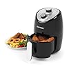 Salter EK2817 2L Compact Air Fryer – Hot Air Circulation, Removable Non-Stick Cooking Rack, Adjustable Temperature Up To 200°C, 30 Minute Timer, 1000W, Small & Single Person Household