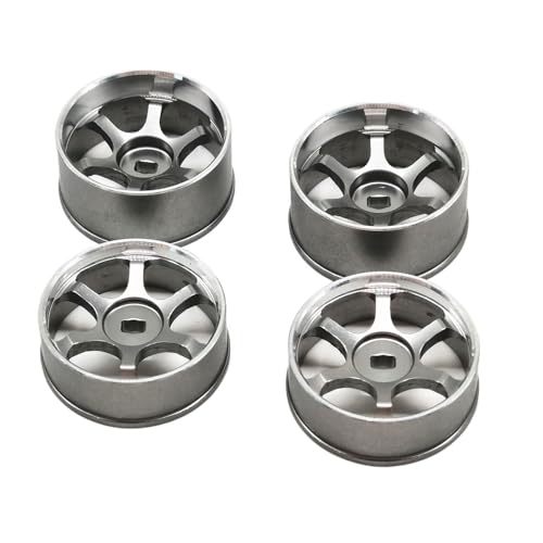 4 ���^�� 1/28 Rc �J�[�z�C�[���n�u���S�h���t�g�^�C���t�� 1/28 Mini-Q HGD1 Mini-Z DRZ �p K969 RC �h���t�g�J�[�A�b�v�O���[�h�p�[�c(4 Titanium Wheel)