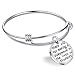 Teacher Gift Expandable Bangle Bracelet Thank you for making a difference in the lives of students Unisex