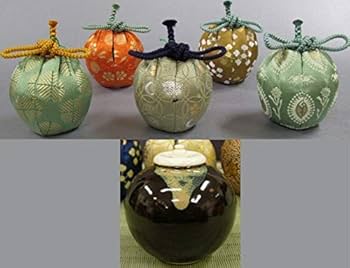 【茶道具セット】 茶入 茄子 ＋ 内海 *長緒*常緒*唐物*文琳*文茄*丸壺 Amazon.co.jp: 【茶道具セット】 茶入 茄子 ＋ 内海 *長緒*常緒