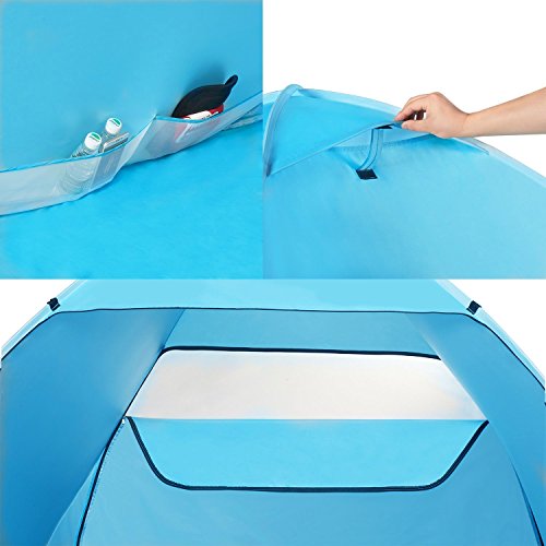 Tecare pop up tenda anti-UV 50+ per 3-4 persone /
