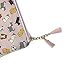 XDMXY Cute Small Cosmetic Bag Mini Makeup Bag for Women and Girls,PU Leather Small Travel Toiletry Bag Accessories Organizer with Zipper Tassel (Cute Cats)