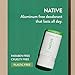 Native Plastic Free Deodorant Contains Naturally Derived Ingredients, 72 Hour Odor Control | Deodorant for Women and Men, Aluminum Free with Baking Soda, Coconut Oil and Shea Butter | Cucumber & Mint