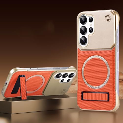 Coque de téléphone magnétique Samsung S24 Ultra antichoc avec support aromatique