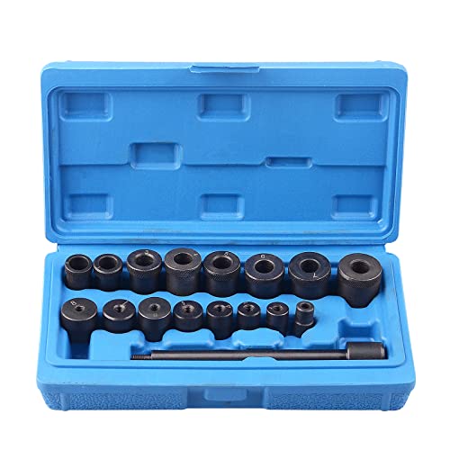 DAYUAN Kit universal de herramientas de alineación de embrague de 17 piezas, herramienta de transmisión de rodamientos de mano