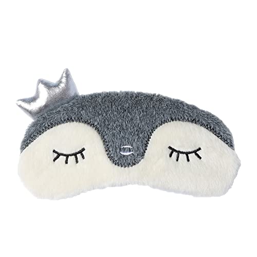 Royal Hong Beauty Süße flaumige Augenmaske zum Schlafen, Augenabdeckungen zum Schlafen auf Reisen und Nickerchen, Schlafmasken für Frauen und Kinder, Schlafmaske, leichte, weiche Augenbinde,