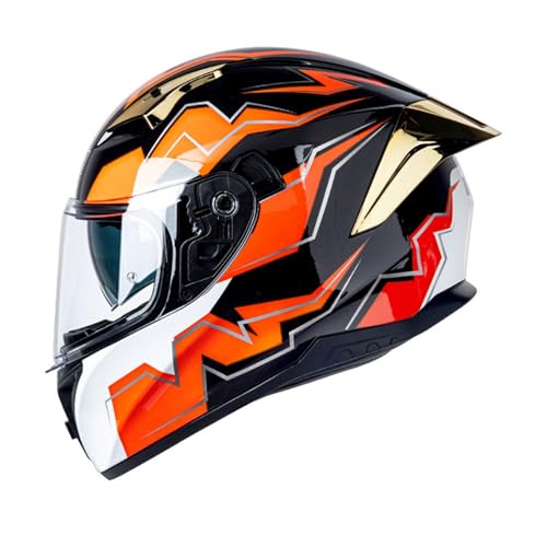 Casque moto intégral ECE double visière pour motocross scooter et moped