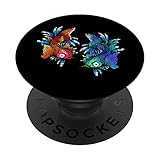 giappone koi carp fish divertente giapponese pesca amante grafica popsockets popgrip intercambiabile