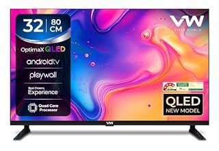 VW 80 cm (32 inches) OptimaX Series HD Ready Smart QLED Android TV VW32AQ1