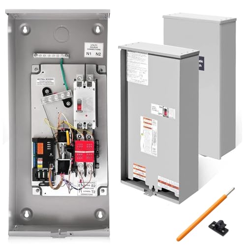 200 Amp Automatic Transfer Switch Replacement for Generac RXSW200A3 - Service Entrance Rated - NEMA 3R Outdoor Aluminum Enclosure - Compatible with Evolution or Nexus Controllers
