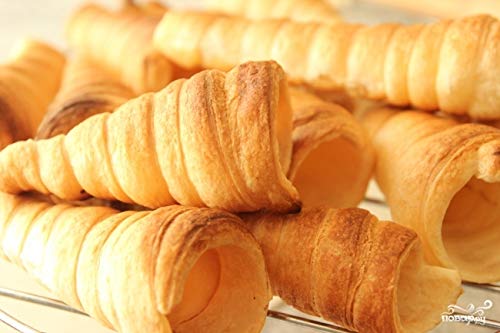 GMMH Cannoli Shillerkrullenvorm van roestvrij staal, bakvorm voor schuimrollen, hoorntjes, slagroomrollen, crèmerollen, trubotschki, irillerlokken om te bakken, 10 stuks - Afbeelding 5