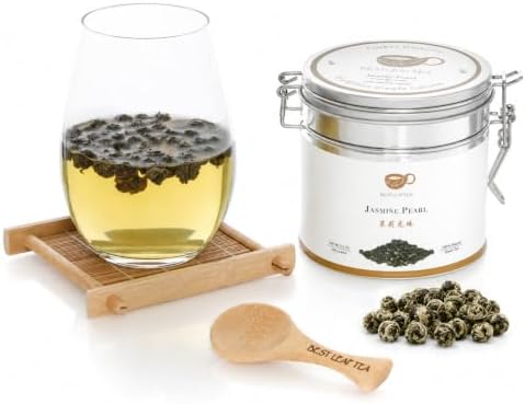 BESTLEAFTEA- Spring Picked Jasmine Pearl Green Tea/Chinese Loose Leaf Tea 100 gram/3.5 OZ