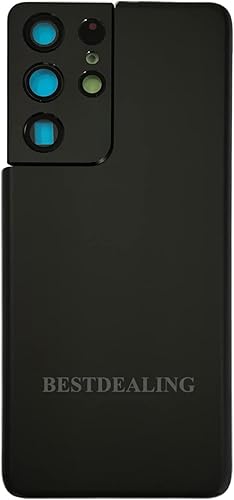 Miniatura 4 de S21 Ultra Back Glass Replacement Galaxy S21 Ultra - Cubierta de cristal trasera con carcasa trasera marco de cámara para Samsung S21 Ultra Back