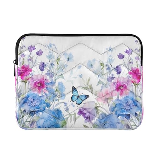 Funda para portátil Rustic Wildflowers 13-14 pulgadas impermeable miniatura 1