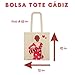 Imagen de IllustrArte Bolsa Tote Cádiz Diseño Flamenca