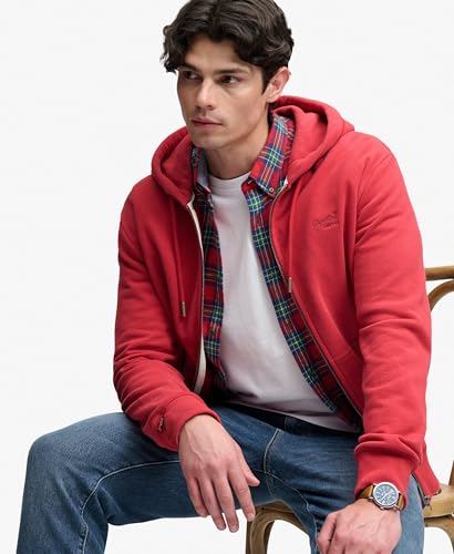Sweatshirt à capuche zippé Superdry Logo Essential - vue 5
