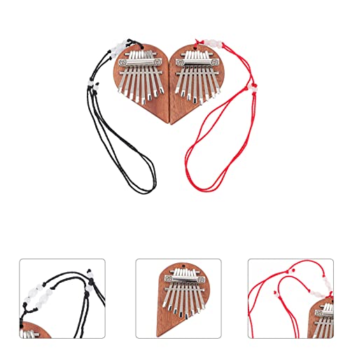 BIENKA 2 pièces Kalimba Huit Touches Pouce Piano Portable Bois Doigt Piano Pouce Piano Instrument for Enfants et… - Les Beatles, Paul McCartney, John Lennon, RIngo Starr, George Harrison BIENKA 2 pièces Kalimba Huit Touches Pouce Piano Portable Bois Doigt Piano Pouce Piano Instrument for Enfants et… – Image 5