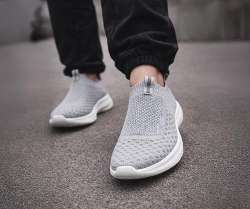 Image of Kraasa Trial Running Shoes with Lightweight Memory Insole | Breathable, Anti-Skid Knit Sneaker, Walking & Gym Shoes