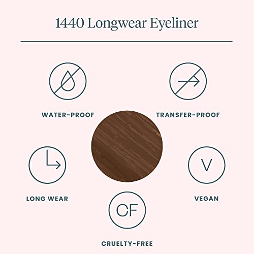 Wonderskin 1440 Longwear Brown Eyeliner Pencils Waterproof Eyeliner Pencil, Eye Makeup Brown Eyebrow Pencil Long Lasting Smudge Proof (Brown Sugar) #TOP3