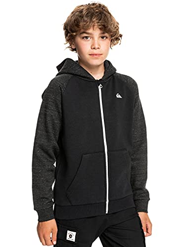 Quiksilver - Sudadera con Capucha y Cremallera - Niños - Negro