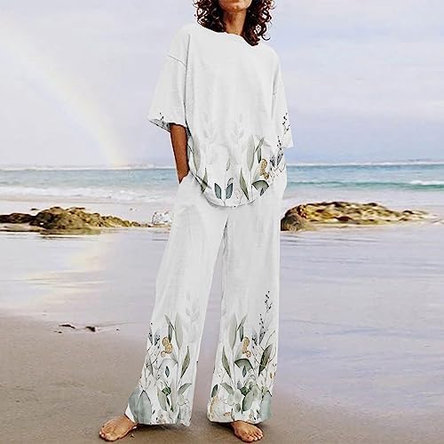 SHEIN Pantaloni Eleganti Da Donna Per L'ufficio, A Gamba Larga, In - Foto 2