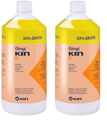 Gingi Kin B5 Enjuague Bucal,1 L (Paquete de 2)
