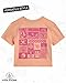 Volcom Girls Shirts - Casual Crewneck Short Sleeve Graphic Tee Trendy Tops - Breathable Girls Summer Clothes, Size 14-16, Peach