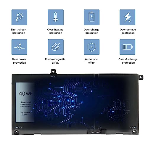 Image of ASUNCELL 40Wh JK6Y6 H5CKD Battery for Dell Latitude 3410 3510 3120 3140 Vostro 5300 5301 5401 5501 Inspiron 5300 5301 5401 5402 5408 5409 5501 5508 5509 5400 5406 7405 7300 7306 7500 7506 2-in-1