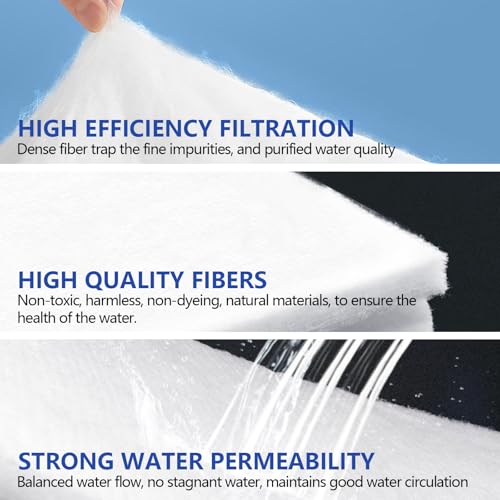Eau trouble solution avec ce tapis filtrant aquarium lavable sur mesure
