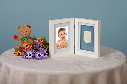 Juego completo de 2 marcos de fotos para fotos, huellas de manos y pies – en lugar de un precio de oferta – Marco de fotos, marcos de fotos, marcos de fotos, bebé, bautizo, mano, pie, bebé