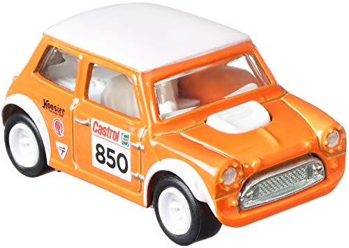 Hot Wheels Morris Mini Vehicle, Car Culture Circuit Legends Vehicles for 3 Kids Years Old & Up, Premium Collection of Car Culture 1:64 Scale Vehicles